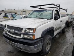 Camiones salvage a la venta en subasta: 2003 Chevrolet Silverado C2500 Heavy Duty