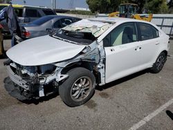 Salvage cars for sale at Rancho Cucamonga, CA auction: 2021 Toyota Corolla LE