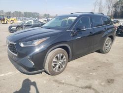 Salvage cars for sale from Copart Dunn, NC: 2021 Toyota Highlander Hybrid XLE