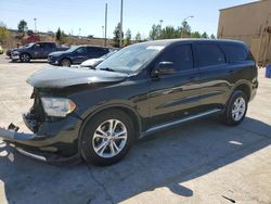 Salvage cars for sale from Copart Gaston, SC: 2012 Dodge Durango SXT