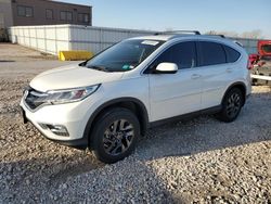 Salvage cars for sale from Copart Kansas City, KS: 2015 Honda CR-V EXL