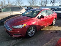 Carros salvage a la venta en subasta: 2017 Ford Fusion SE