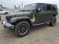 Salvage cars for sale from Copart Mercedes, TX: 2015 Jeep Wrangler Unlimited Sahara