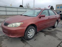 Toyota salvage cars for sale: 2005 Toyota Camry LE