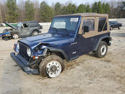 Salvage cars for sale from Copart Gainesville, GA: 1997 Jeep Wrangler / TJ SE