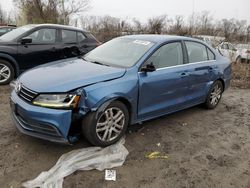 Salvage cars for sale from Copart Baltimore, MD: 2017 Volkswagen Jetta S