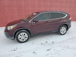 Salvage cars for sale from Copart London, ON: 2013 Honda CR-V EXL