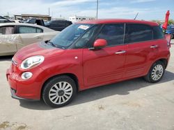 Salvage cars for sale at Grand Prairie, TX auction: 2014 Fiat 500L Easy