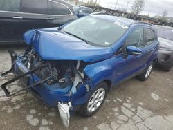 Salvage cars for sale at Bridgeton, MO auction: 2018 Ford Ecosport SE