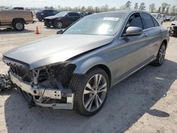 Salvage cars for sale at Houston, TX auction: 2016 Mercedes-Benz C300