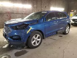 Salvage cars for sale at Angola, NY auction: 2020 Ford Edge SE