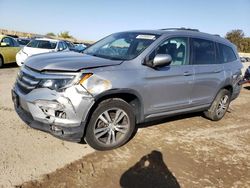 Salvage cars for sale from Copart Hayward, CA: 2017 Honda Pilot EXL