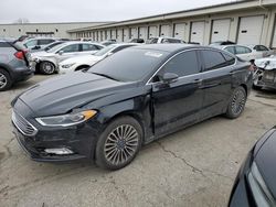 Salvage cars for sale at Louisville, KY auction: 2017 Ford Fusion SE