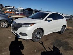 Salvage cars for sale at Denver, CO auction: 2019 Honda HR-V Touring