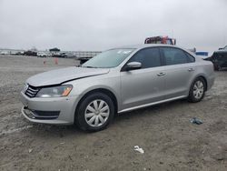 Salvage cars for sale at Earlington, KY auction: 2013 Volkswagen Passat S