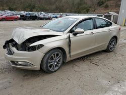 Salvage cars for sale from Copart Hurricane, WV: 2017 Ford Fusion SE