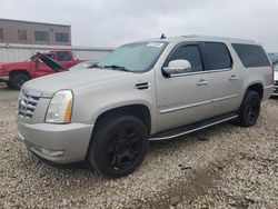 Cadillac Escalade salvage cars for sale: 2007 Cadillac Escalade ESV