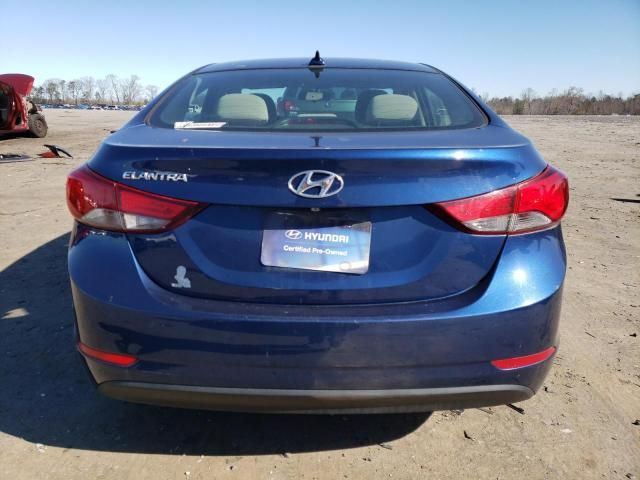 2016 Hyundai Elantra SE