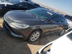 Salvage cars for sale at Albuquerque, NM auction: 2016 Chrysler 200 Limited