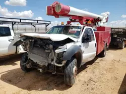 Salvage trucks for sale at Andrews, TX auction: 2014 Ford F550 Super Duty