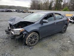 Salvage cars for sale at Concord, NC auction: 2016 Toyota Corolla L