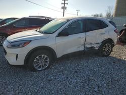 Salvage cars for sale at Wayland, MI auction: 2022 Ford Escape SE