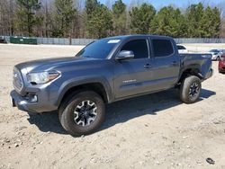 Salvage cars for sale from Copart Gainesville, GA: 2017 Toyota Tacoma Double Cab