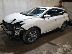 Salvage cars for sale at Ebensburg, PA auction: 2015 Nissan Murano S