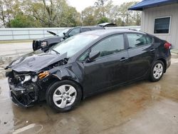 Salvage cars for sale at Savannah, GA auction: 2018 KIA Forte LX