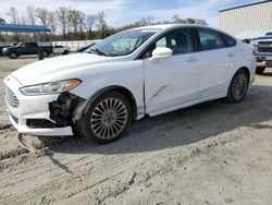 Salvage cars for sale at Spartanburg, SC auction: 2014 Ford Fusion Titanium