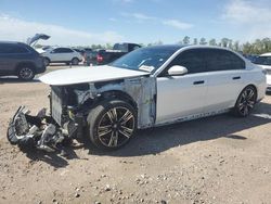 Salvage cars for sale at Houston, TX auction: 2023 BMW 740 I