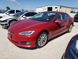 Salvage cars for sale at San Antonio, TX auction: 2017 Tesla Model S