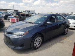 Toyota salvage cars for sale: 2017 Toyota Corolla L