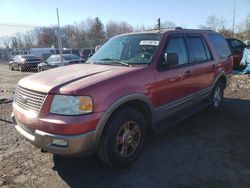 Ford salvage cars for sale: 2003 Ford Expedition Eddie Bauer