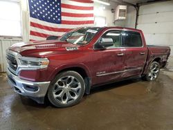 Salvage cars for sale at Lyman, ME auction: 2019 Dodge RAM 1500 Limited