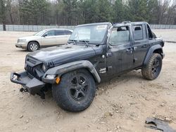 Jeep Wrangler salvage cars for sale: 2021 Jeep Wrangler Unlimited Sport