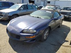 Salvage cars for sale at Vallejo, CA auction: 2002 Chevrolet Camaro