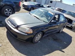 Honda salvage cars for sale: 1997 Honda Civic LX