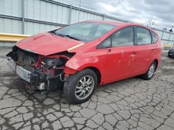 Salvage cars for sale at Dyer, IN auction: 2016 Toyota Prius V