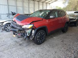 Salvage cars for sale at Midway, FL auction: 2021 Jeep Compass Trailhawk