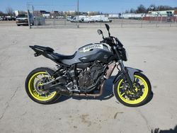 Salvage motorcycles for sale at Columbus, OH auction: 2016 Yamaha FZ07