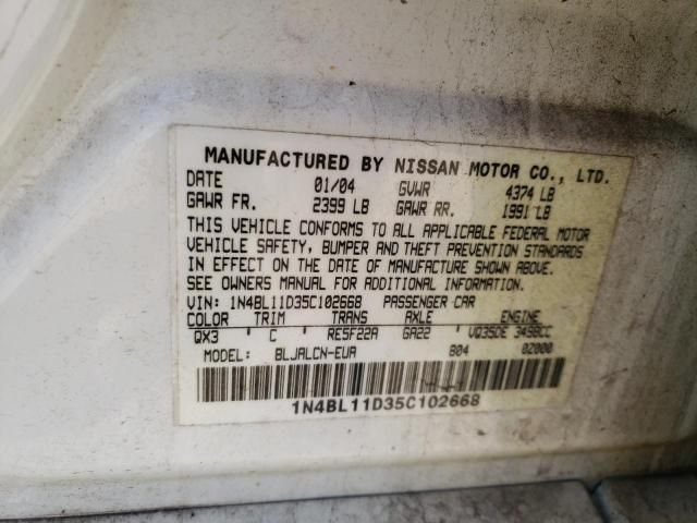 2005 Nissan Altima SE