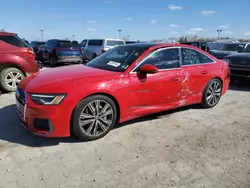 Salvage cars for sale at Indianapolis, IN auction: 2019 Audi A6 Premium Plus