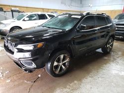 Salvage cars for sale at Kincheloe, MI auction: 2019 Jeep Cherokee Limited