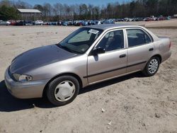 Chevrolet salvage cars for sale: 1998 Chevrolet GEO Prizm Base