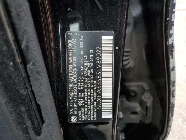 2003 BMW X5 3.0I