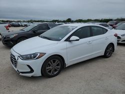Salvage cars for sale at San Antonio, TX auction: 2018 Hyundai Elantra SEL