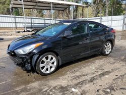 Salvage cars for sale at Austell, GA auction: 2012 Hyundai Elantra GLS