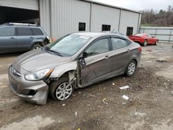 Salvage cars for sale at Grenada, MS auction: 2013 Hyundai Accent GLS
