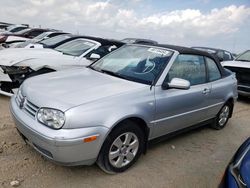 Salvage cars for sale at Opa Locka, FL auction: 2002 Volkswagen Cabrio GLX